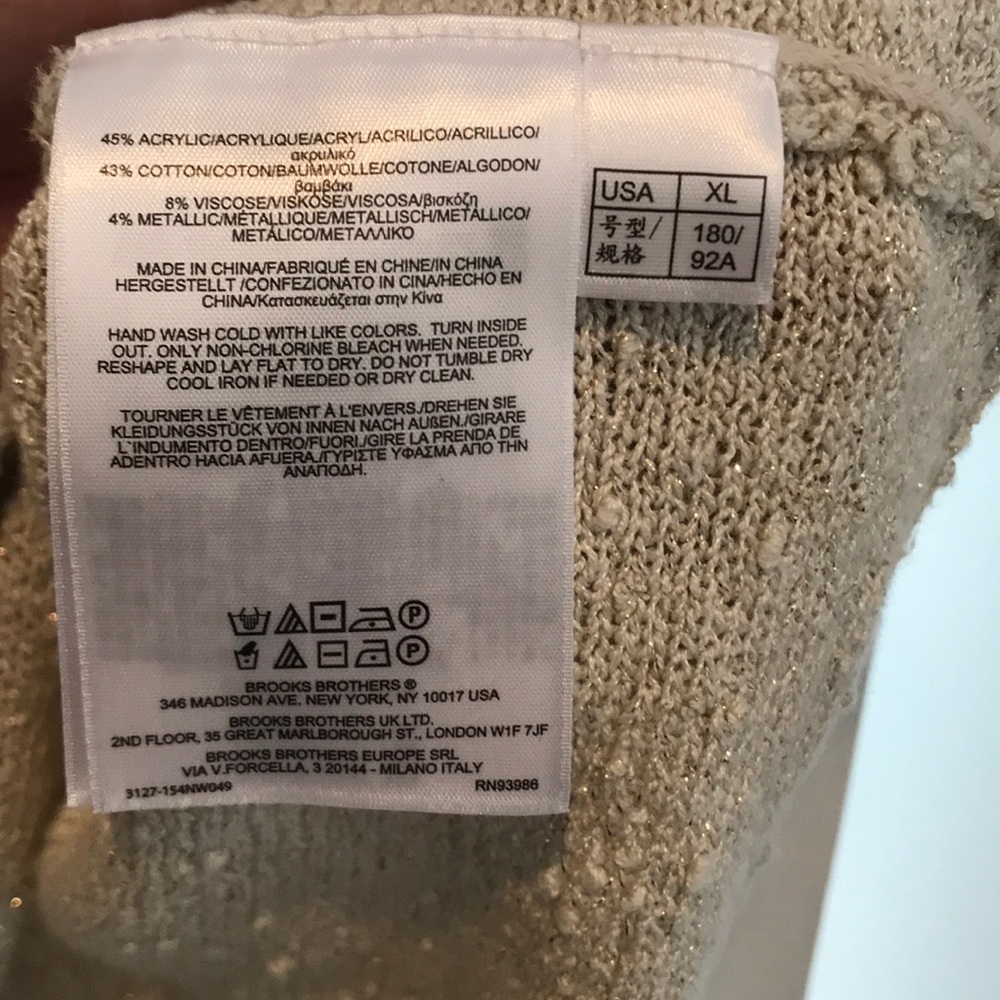 EUC Brooks Brothers Red Fleece Sweater - Picture 7 of 7